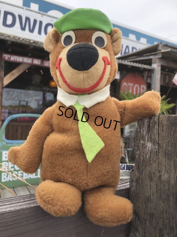 画像1: Vintage Knickerbocker Yogi Bear Plush Doll (B102)