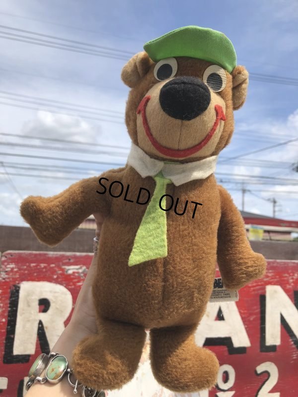 画像8: Vintage Knickerbocker Yogi Bear Plush Doll (B102)