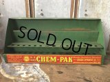 Vintage Chem-Pak Chemistry Store DIsplay Metal Rack (B103)