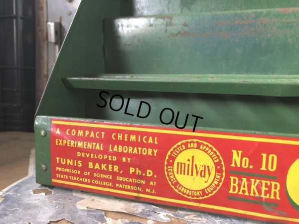 画像10: Vintage Chem-Pak Chemistry Store DIsplay Metal Rack (B103)