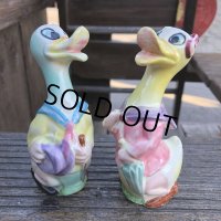 Vintage Japan Duck Salt and Pepper Shakers (B760)