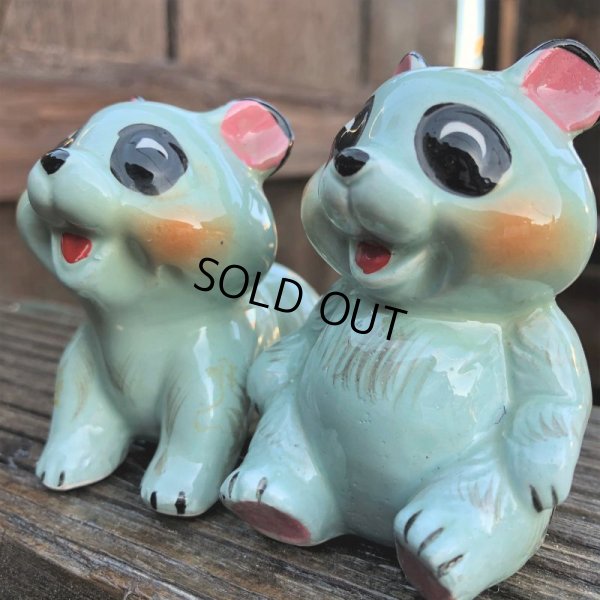 画像6: Vintage Japan Panda Bear Salt and Pepper Shakers (B757)