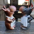 画像2: Vintage Japan Hippo Salt and Pepper Shakers (B759) (2)