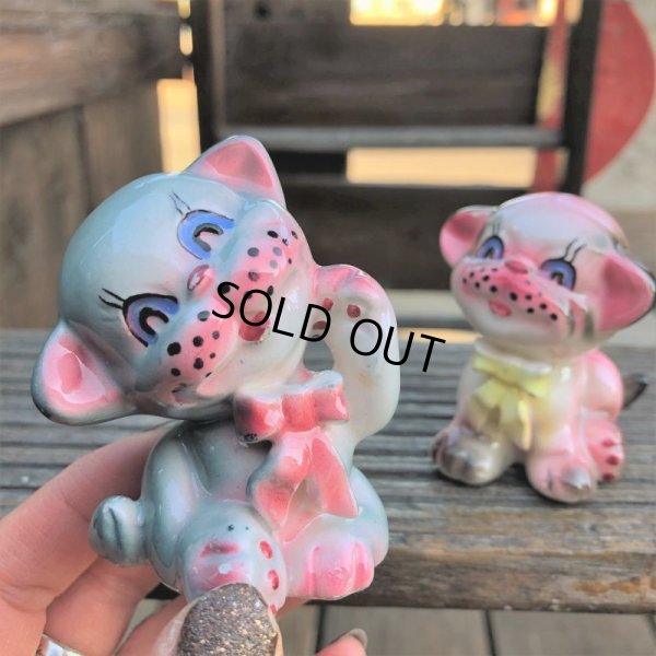 画像9: Vintage Japan Kitty Cat Salt and Pepper Shakers (B758)