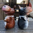 画像4: Vintage Japan Hippo Salt and Pepper Shakers (B759)