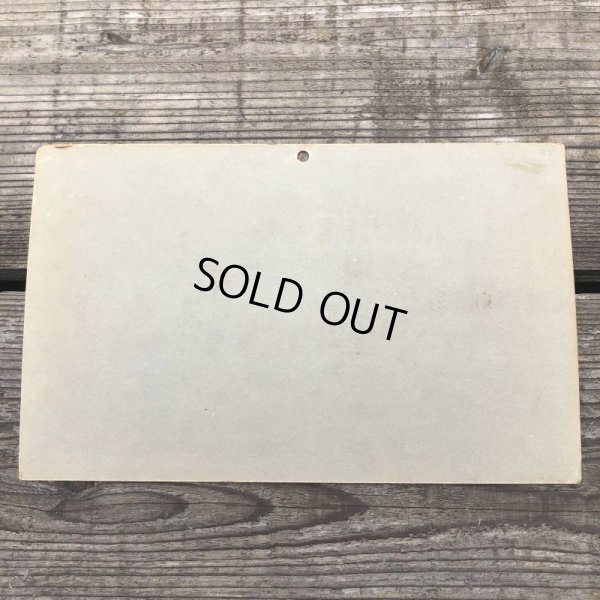 画像4: 50s Vintage Comic Card Plak Sign (B119)