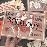 50s Vintage Comic Card Plak Sign (B117)