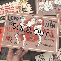50s Vintage Comic Card Plak Sign (B117)