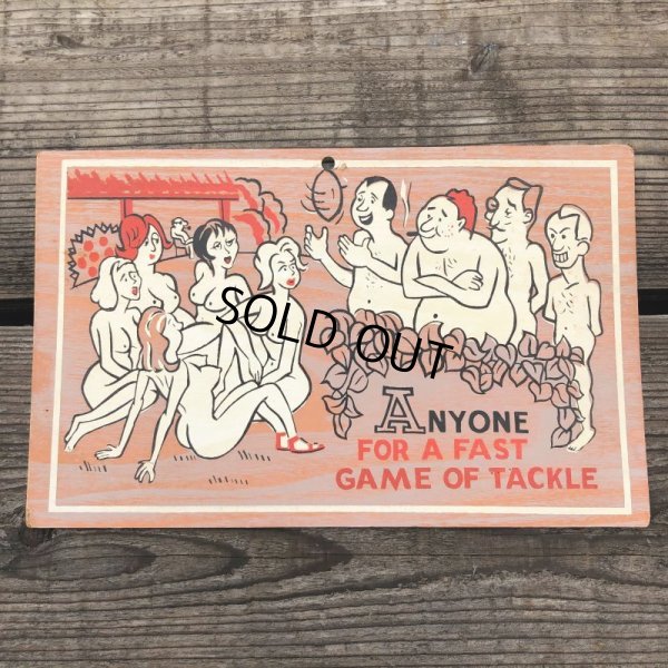 画像2: 50s Vintage Comic Card Plak Sign (B119)