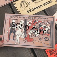 50s Vintage Comic Card Plak Sign (B120)