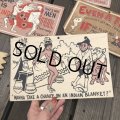 50s Vintage Comic Card Plak Sign (B113)