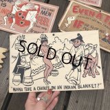 50s Vintage Comic Card Plak Sign (B113)