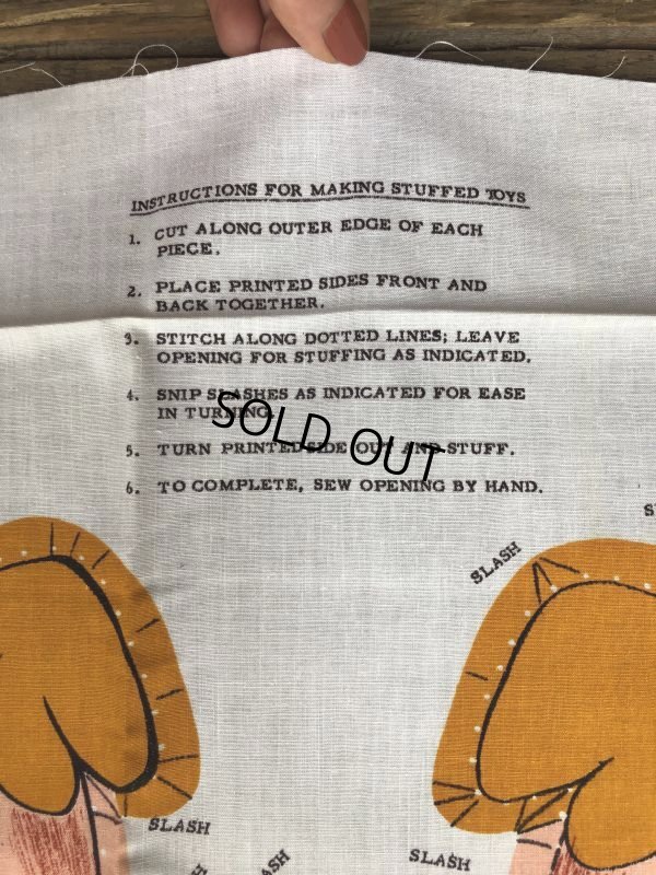 画像3: Vintage The Flintstones Fabric Pillow Doll Kit B&B (B123)