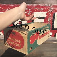 Vintage Grocery Store Tomato Handy Basket (B129)