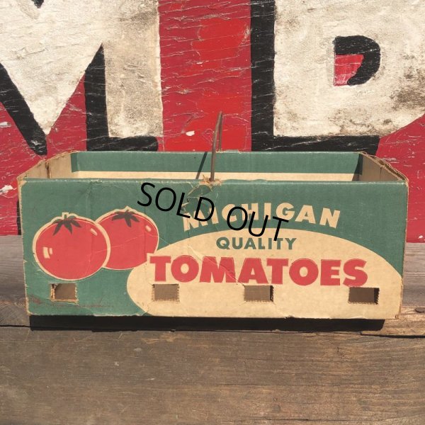 画像4: Vintage Grocery Store Tomato Handy Basket (B129)