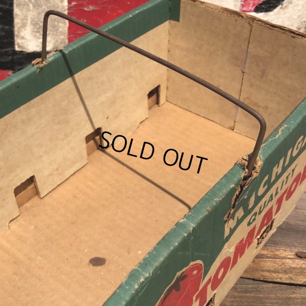 画像7: Vintage Grocery Store Tomato Handy Basket (B129)