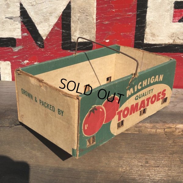 画像5: Vintage Grocery Store Tomato Handy Basket (B129)