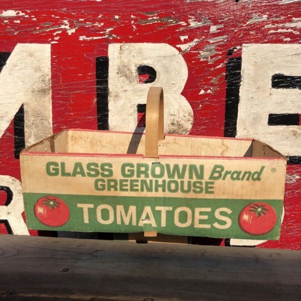 画像2: Vintage Grocery Store Tomato Handy Basket (B125)