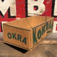 画像3: Vintage Grocery Store Okra Handy Basket (B127)