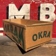 画像4: Vintage Grocery Store Okra Handy Basket (B127)