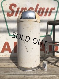 Vintage United Torpedo Industrial Dome Top Trash (B130)