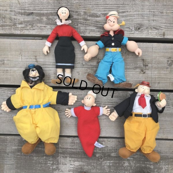 画像2: 80s Vintage Popeye Doll Set by Presents (B131)