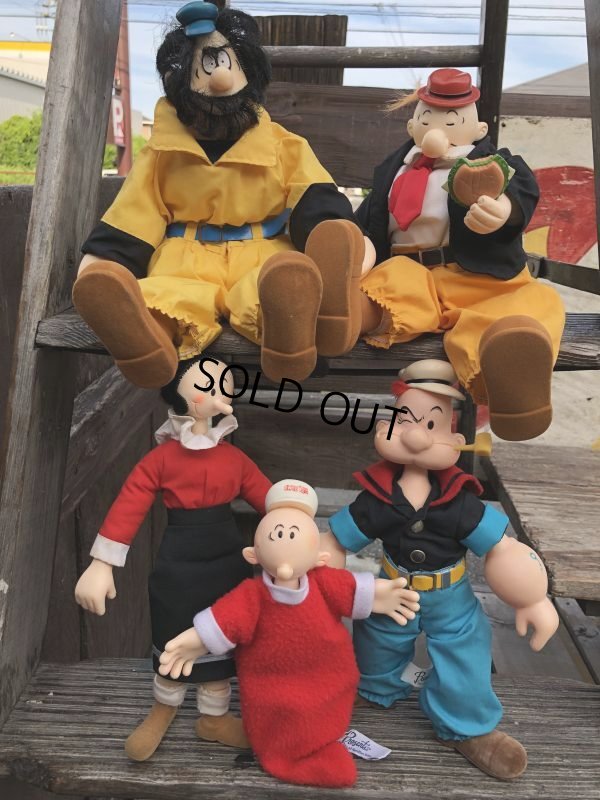 画像1: 80s Vintage Popeye Doll Set by Presents (B131)