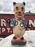 Vintage Chalkware Carnival Prize  Porky Pig Coin Bank (B133)