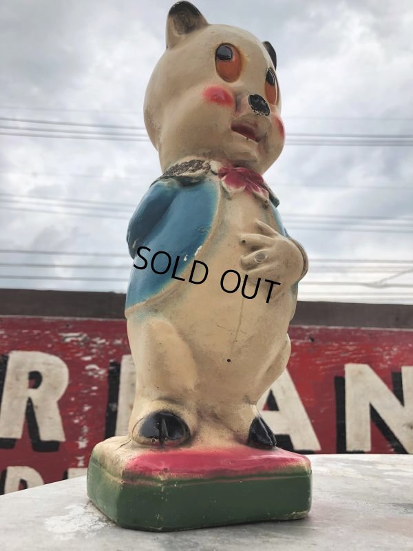 画像13: Vintage Chalkware Carnival Prize  Porky Pig Coin Bank (B133)
