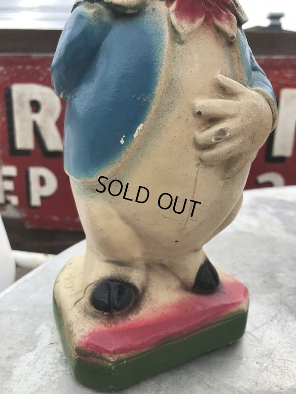 画像10: Vintage Chalkware Carnival Prize  Porky Pig Coin Bank (B133)
