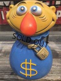 Vintage Play Pal Bank ＄ Mr.Money Bags (B135) 