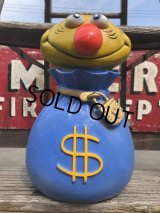 Vintage Play Pal Bank ＄ Mr.Money Bags (B134) 