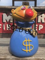 Vintage Play Pal Bank ＄ Mr.Money Bags (B136)