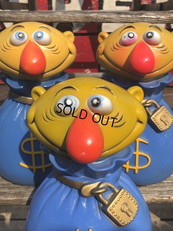 画像10: Vintage Play Pal Bank ＄ Mr.Money Bags (B136)