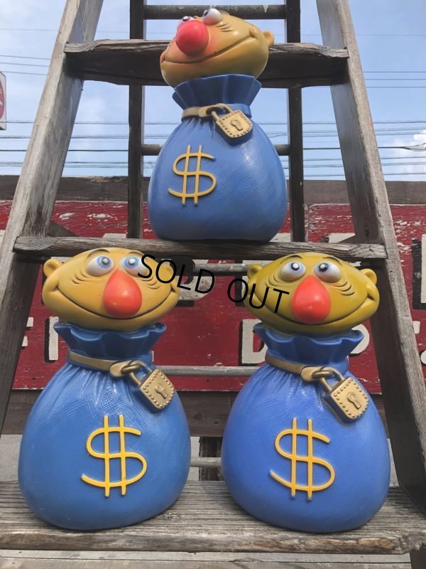 画像10: Vintage Play Pal Bank ＄ Mr.Money Bags (B134) 