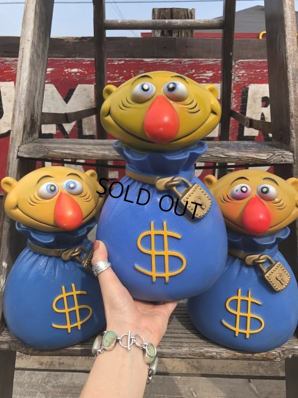画像11: Vintage Play Pal Bank ＄ Mr.Money Bags (B135) 