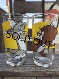 70s Vintage Pepsi Glass Tom & Jerry SET (B138)