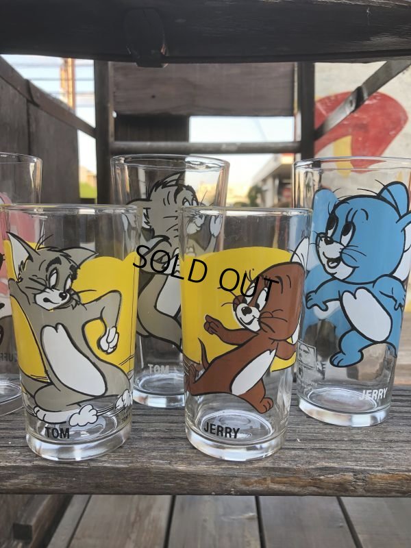 画像9: 70s Vintage Pepsi Glass Tom & Jerry SET (B138)