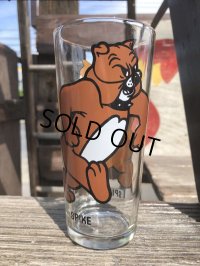 70s Vintage Pepsi Glass Tom & Jerry Spike (B139)