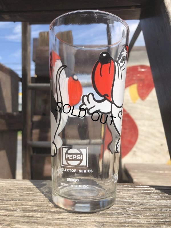 画像2: 70s Vintage Pepsi Glass Tom & Jerry Droopy (B140)