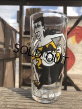 70s Vintage Pepsi Glass Boris & Natasha (B142)
