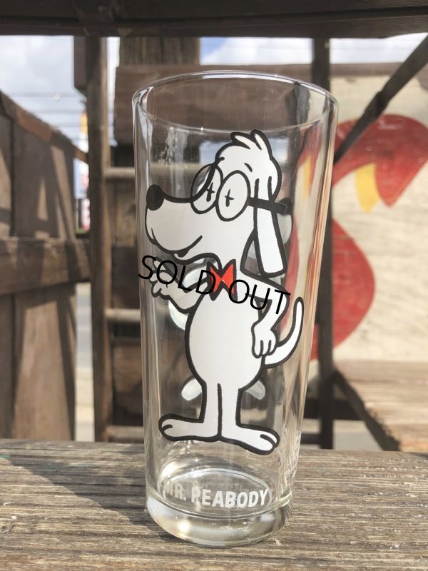 画像1: 70s Vintage Pepsi Glass Mr. Peabody (B149)