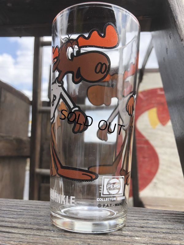 画像3: 70s Vintage Pepsi Glass Bullwinkle (B145)