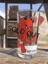 70s Vintage Pepsi Glass Hot Stuff (B156)