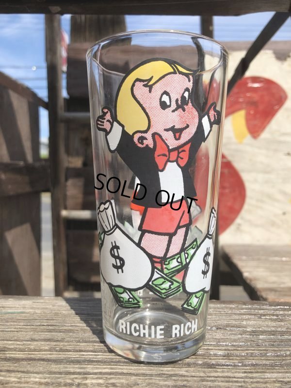 画像1: 70s Vintage Pepsi Glass Richie Rich (B150)