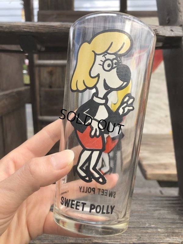 画像5: 70s Vintage Pepsi Glass Sweet Polly (B158)