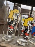 70s Vintage Pepsi Glass Sweet Polly Small Size (B157)