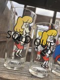 70s Vintage Pepsi Glass Sweet Polly Small Size (B157)