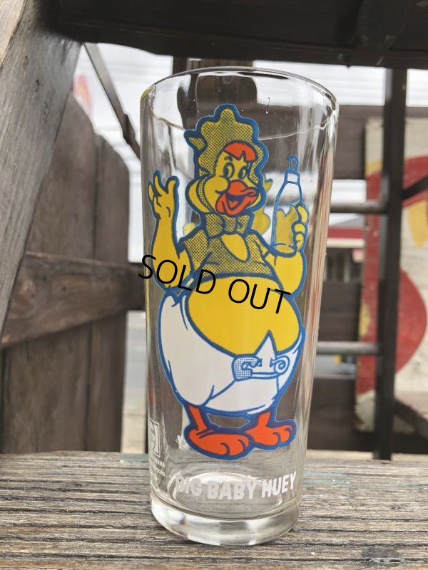 画像1: 70s Vintage Pepsi Glass Big Baby Huey (B153)