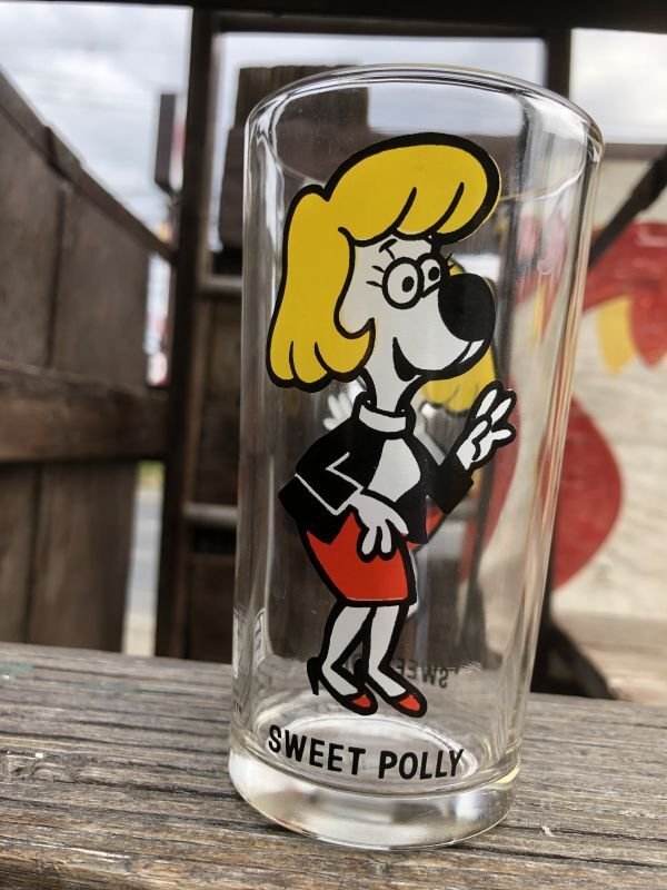 画像2: 70s Vintage Pepsi Glass Sweet Polly Small Size (B157)